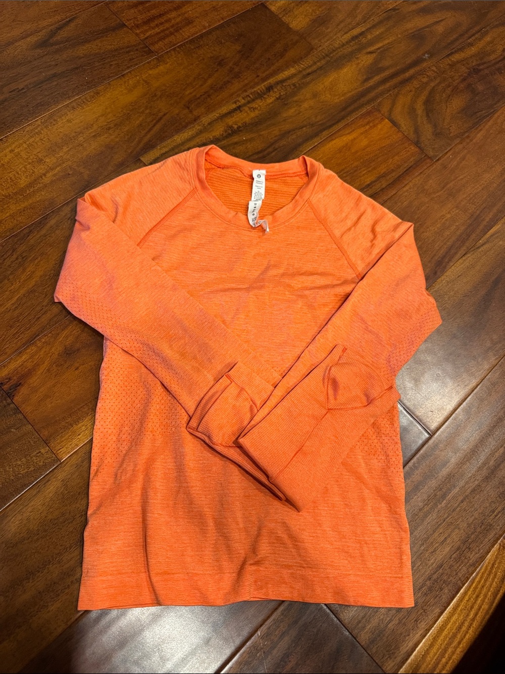 lululemon athletica Heathered Orange Performance Tee